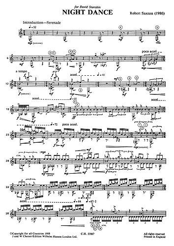 Night Dance For Guitar